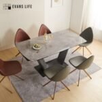 [에반스]모던 인출식 확장형 세라믹 식탁테이블 4인용 6인용