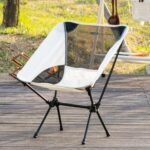 로이첸 초경량 두랄루민 접이식 휴대용 캠핑의자 낚시의자